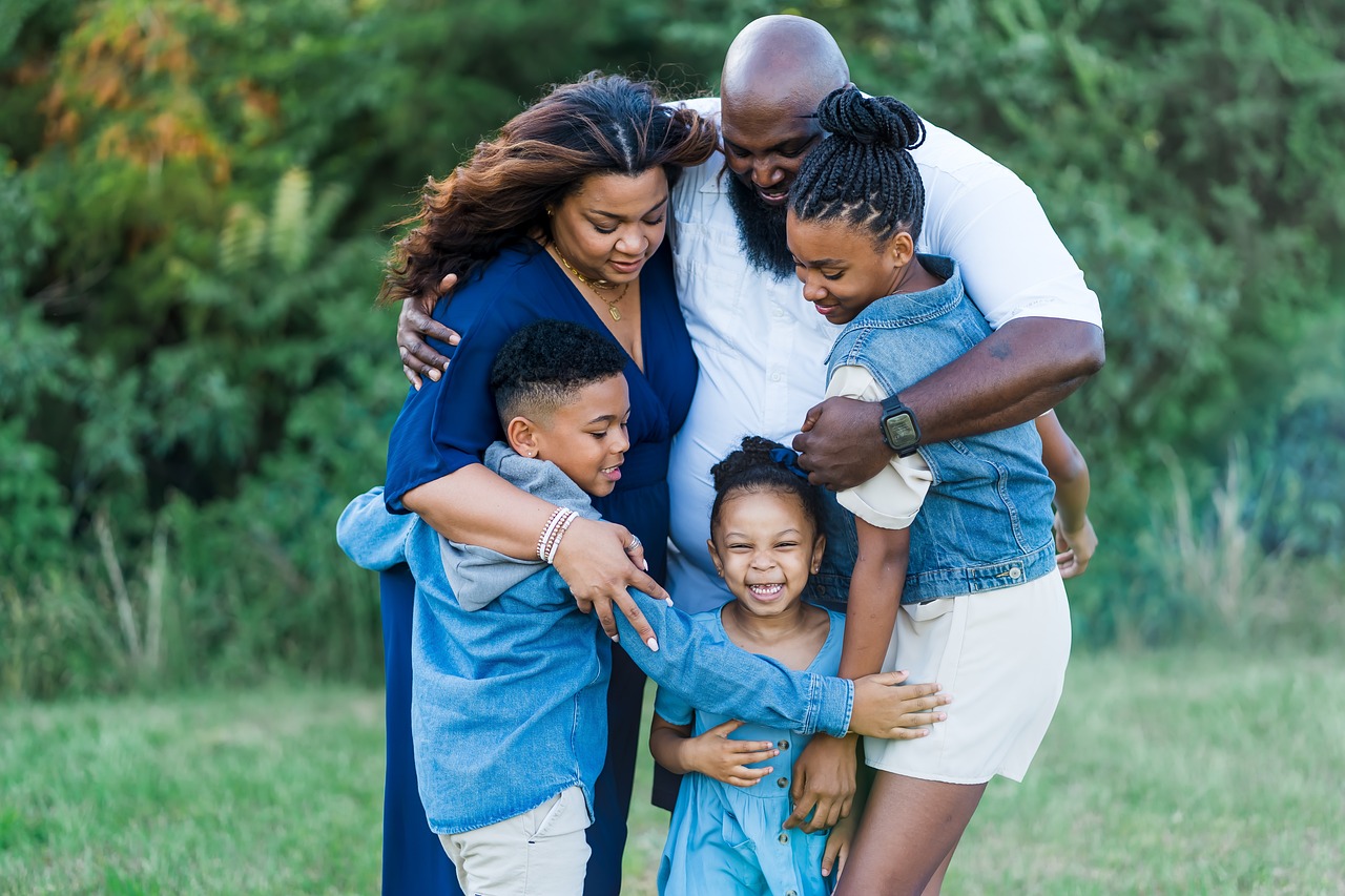 family, african-american, happy, life